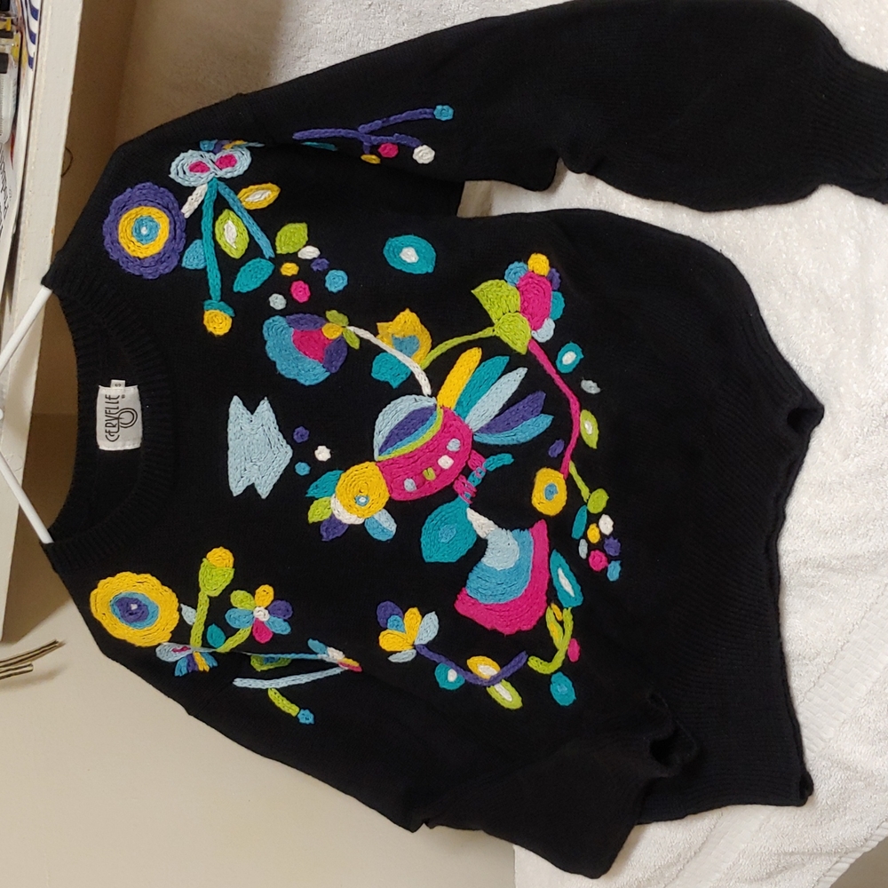 Vintage Cervelle sweater  wm. sz.S beautifully detailed. Great quality. - Picture 5 of 12